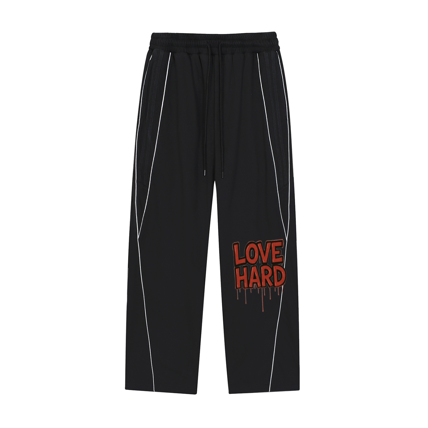 Reflection Striped Straight-Leg Sweatpants