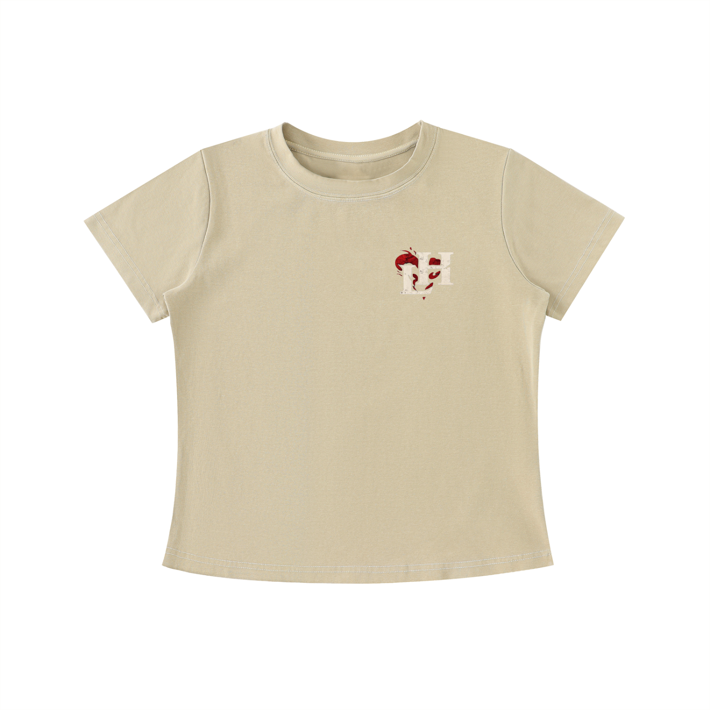 Women Vintage Wash Slim Fit T-shirt