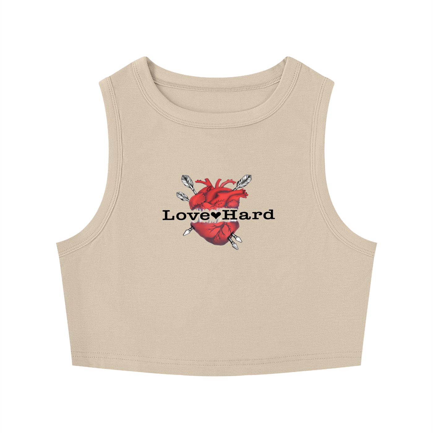 Women's Tight Crewneck Crop Tank Top