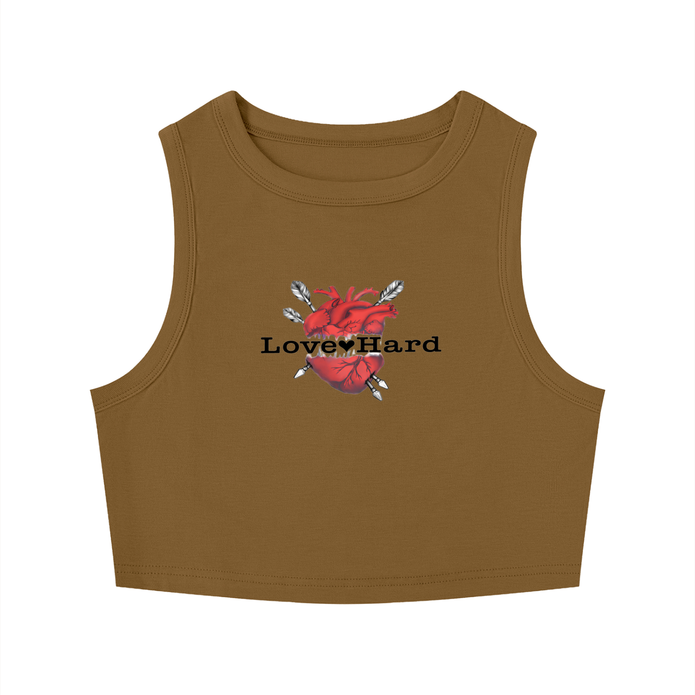 Women's Tight Crewneck Crop Tank Top