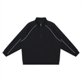 Reflection Striped Raglan Sleeve  Jacket