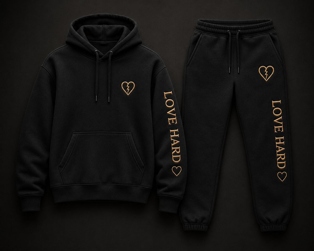 Love Hard Complete Hoodie Set – Hoodie & Sweatpants