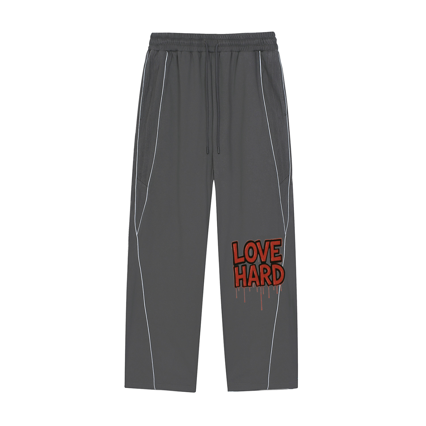 Reflection Striped Straight-Leg Sweatpants
