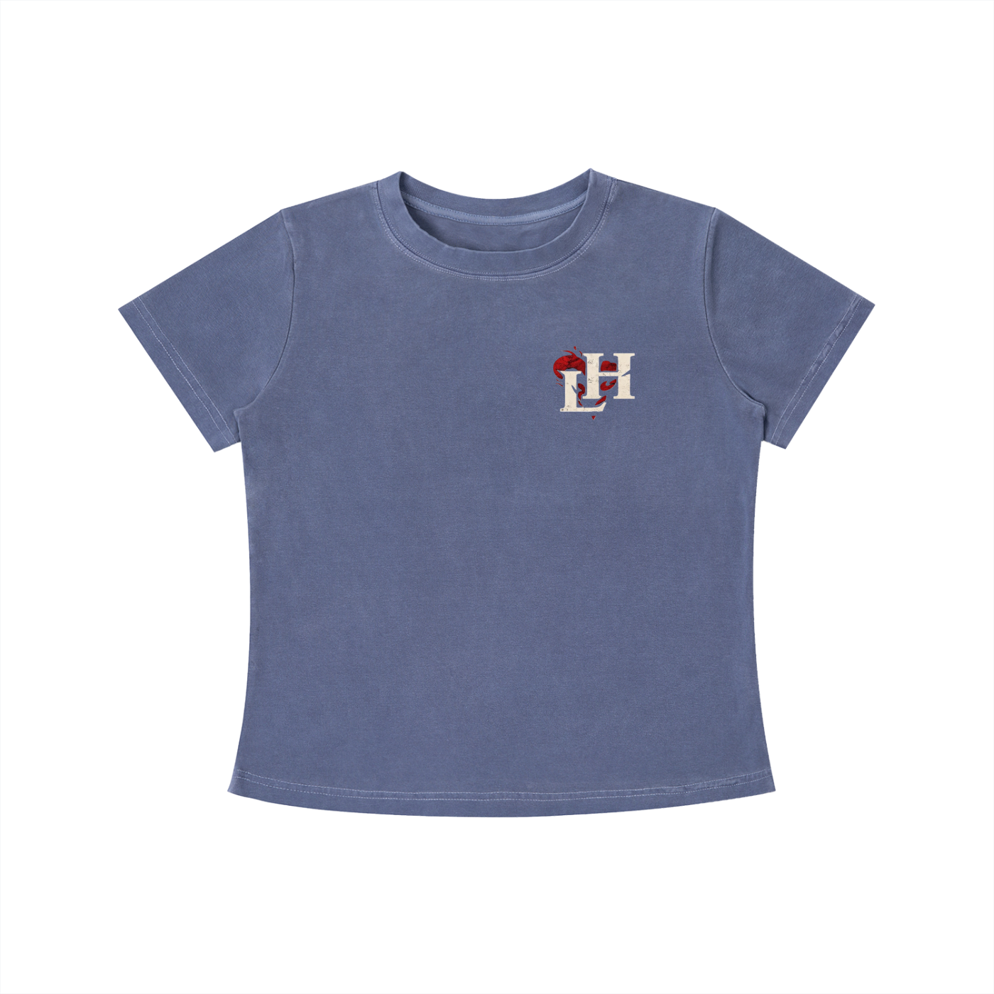 Women Vintage Wash Slim Fit T-shirt
