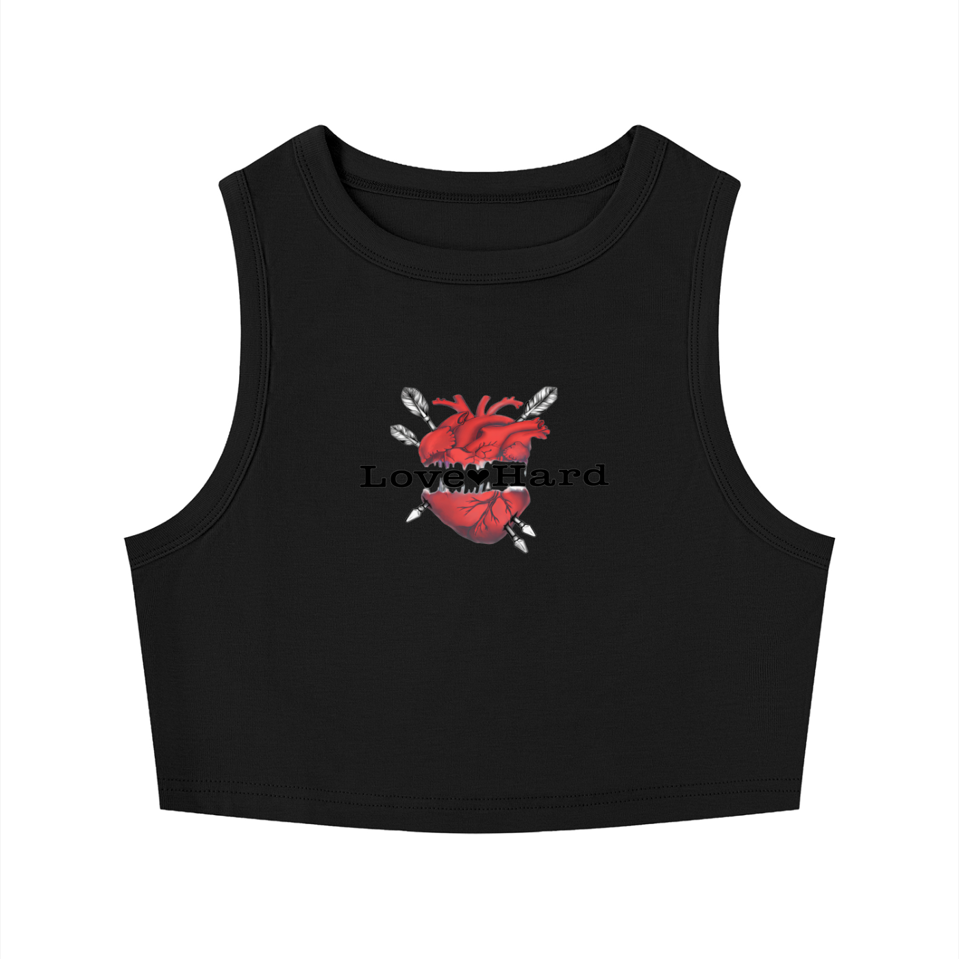 Women's Tight Crewneck Crop Tank Top
